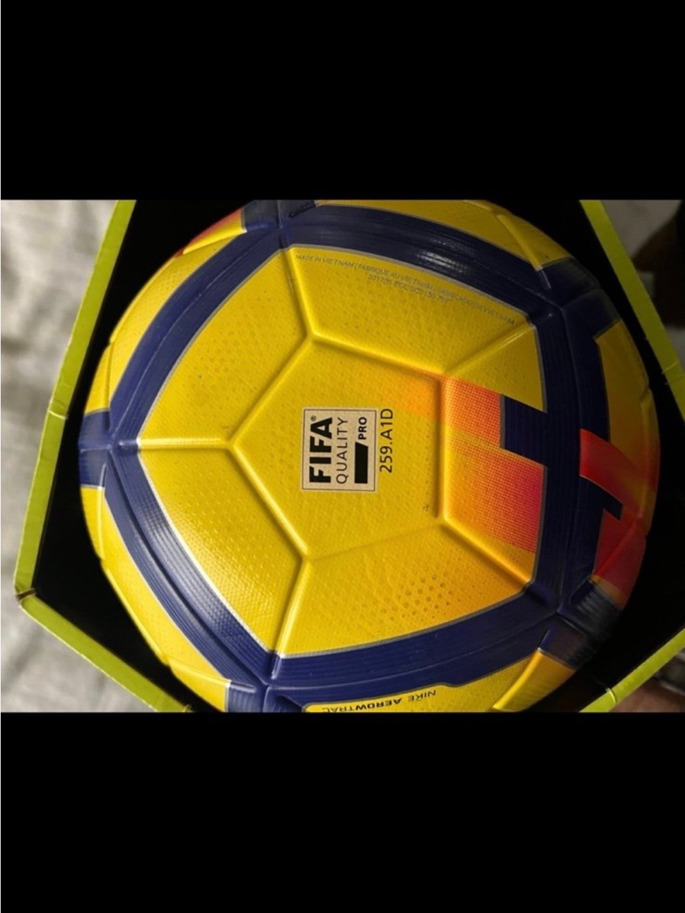 Nike Yellow/Blue/Red Premier League Soccer Ball - Picture 3 of 6